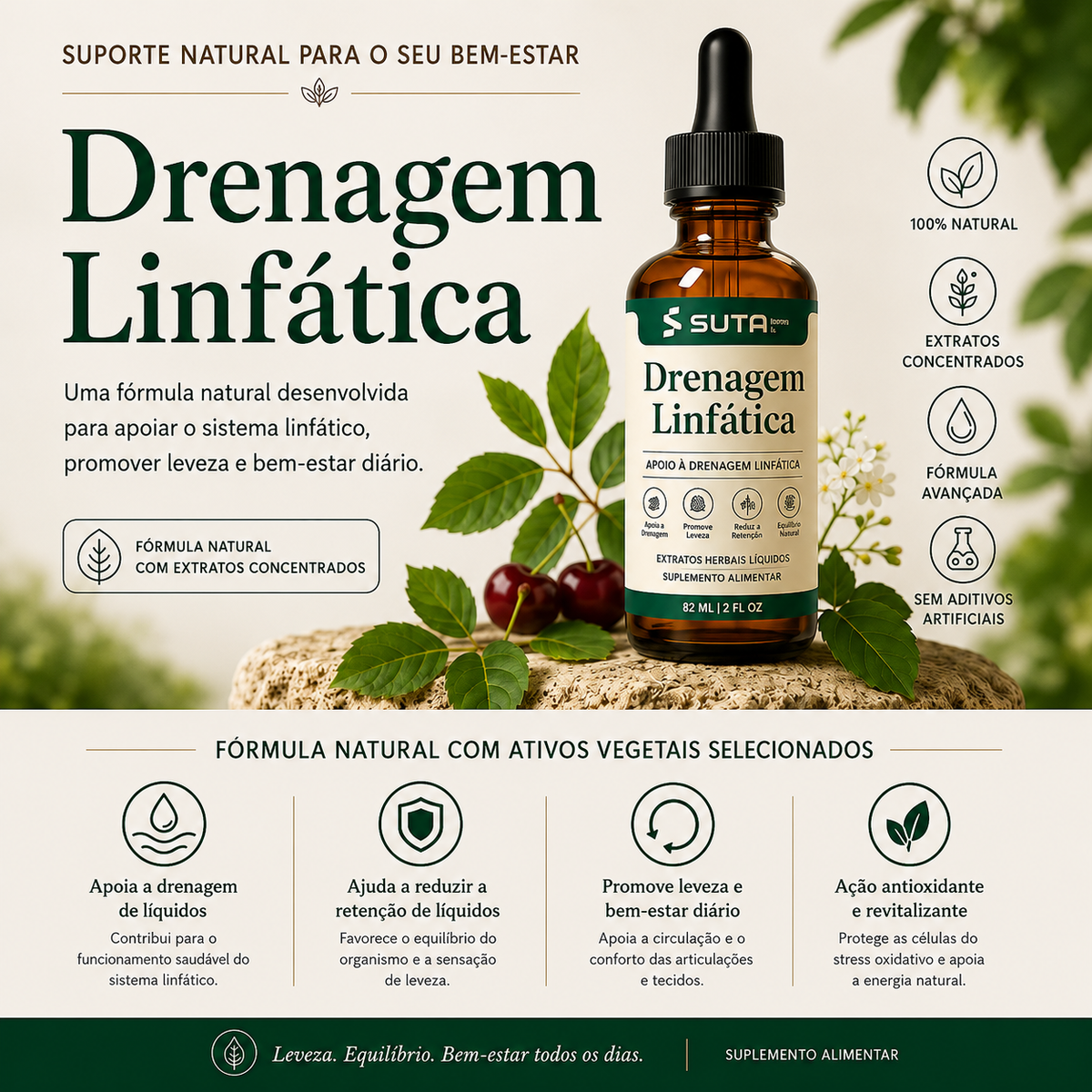 DrenaGo® - Gotas de Apoio Linfático