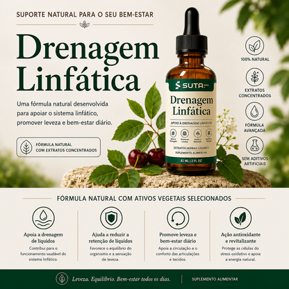 DrenaGo® - Gotas de Apoio Linfático