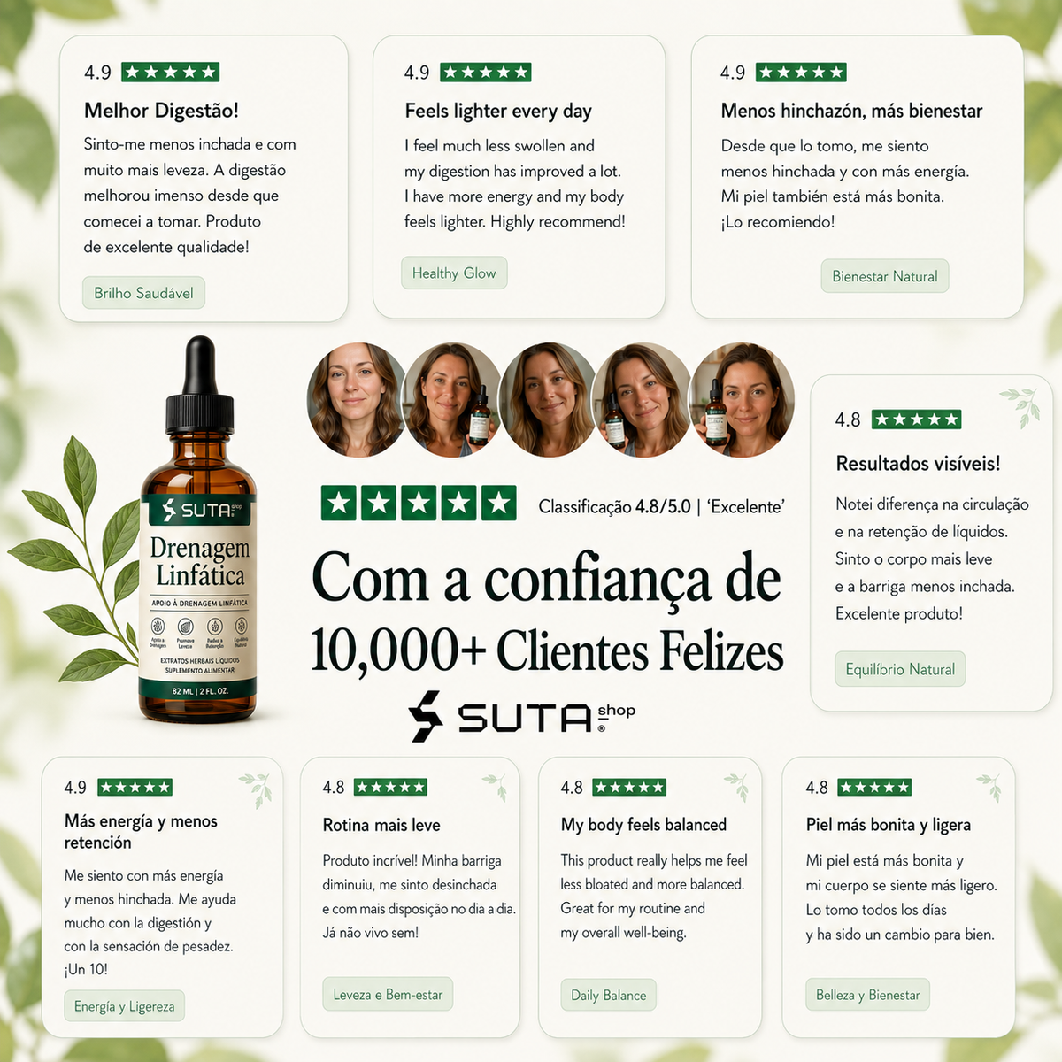 DrenaGo® - Gotas de Apoio Linfático
